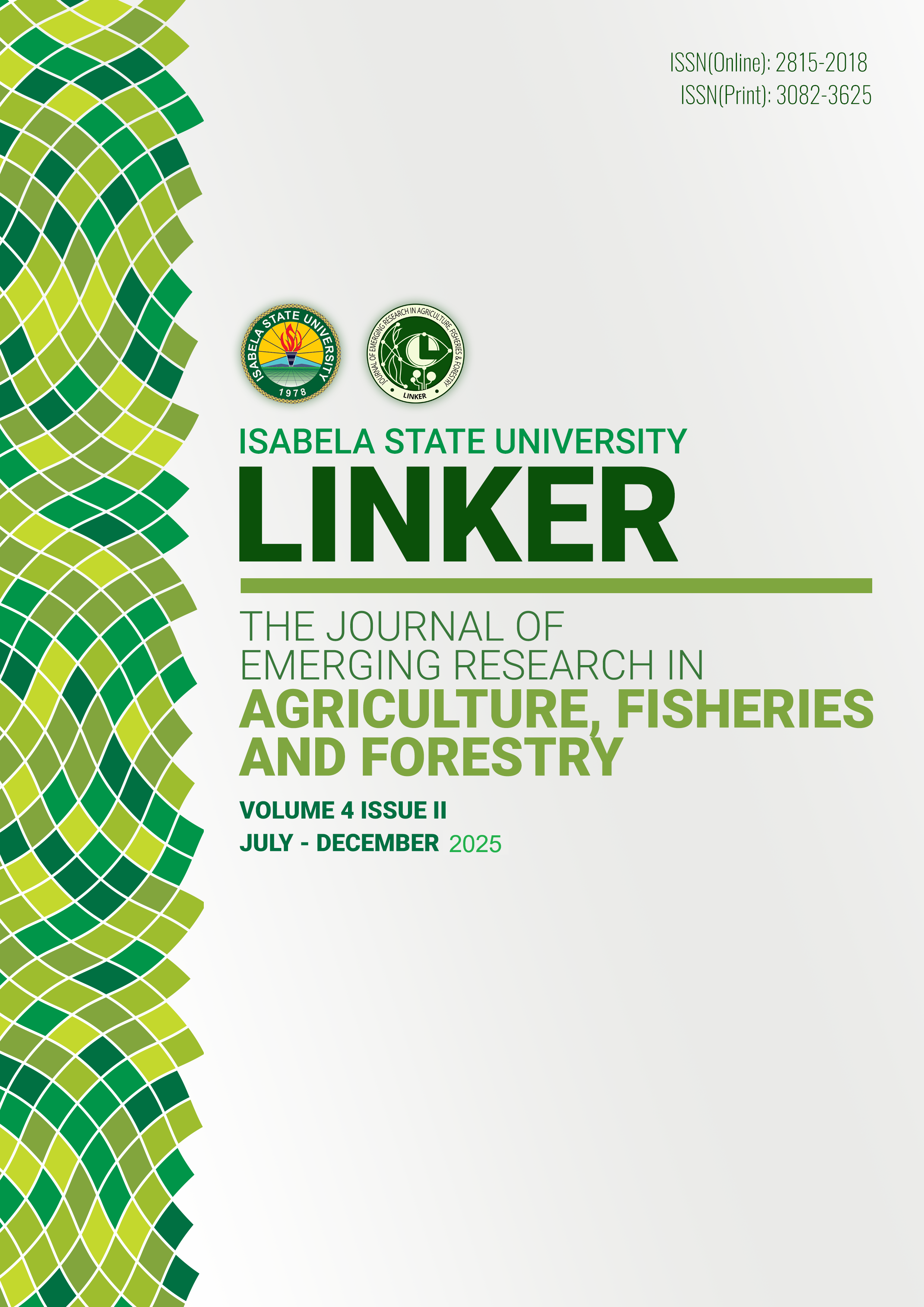 					View Vol. 5 No. 2 (2025): Linker (The Journal of Emerging Research in Agriculture, Fisheries and Forestry), July - December 2025
				